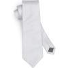 imageHISDERN Polka Dot Ties for Men Classic Silk Ties and Pocket Square Formal Business Necktie Handkerchief Wedding PartyDwhite