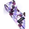 imageHISDERN Polka Dot Ties for Men Classic Silk Ties and Pocket Square Formal Business Necktie Handkerchief Wedding PartyEpurple  White