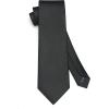 imageHISDERN Polka Dot Ties for Men Classic Silk Ties and Pocket Square Formal Business Necktie Handkerchief Wedding PartyGblack