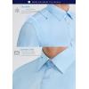 imageHISDERN Mens Short Sleeve Dress Shirts Solid Wrinkle Free Formal Summer Shirt Business Casual Stretch Button Down ShirtsBlight Blue