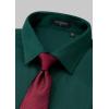 imageHISDERN Mens Short Sleeve Dress Shirts Solid Wrinkle Free Formal Summer Shirt Business Casual Stretch Button Down ShirtsGdark Green