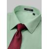 imageHISDERN Mens Short Sleeve Dress Shirts Solid Wrinkle Free Formal Summer Shirt Business Casual Stretch Button Down ShirtsGlight Green