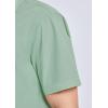 imageHISDERN Mens Short Sleeve Dress Shirts Solid Wrinkle Free Formal Summer Shirt Business Casual Stretch Button Down ShirtsGlight Green