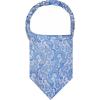 imageHISDERN Ascot Tie Mens Cravat Ties Floral Paisley Polka Dot Jacquard Self Ascots Cravat Scarf Wedding PartyAblue Floral