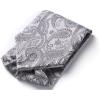 imageHISDERN Ascot Tie Mens Cravat Ties Floral Paisley Polka Dot Jacquard Self Ascots Cravat Scarf Wedding PartyDgray  Silver