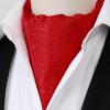 imageHISDERN Ascot Tie Mens Cravat Ties Floral Paisley Polka Dot Jacquard Self Ascots Cravat Scarf Wedding PartyFred 2
