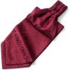imageHISDERN Ascot Tie Mens Cravat Ties Floral Paisley Polka Dot Jacquard Self Ascots Cravat Scarf Wedding PartyFred