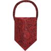 imageHISDERN Ascot Tie Mens Cravat Ties Floral Paisley Polka Dot Jacquard Self Ascots Cravat Scarf Wedding PartyFred Black Paisley