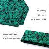 imageHISDERN Ascot Ties for Men Paisley Cravat Tie and Pocket Square Set Floral Mens Ascot Scarf Handkerchief Wedding PartyA02 Dark Green