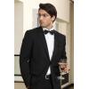 imageHISDERN Bow Ties for Men Paisley Floral Pretied Bowtie Pocket Square Set Mens Formal Bow Ties Wedding PartyZblack1