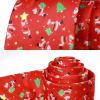 imageHISDERN Christmas Ties for Men Holiday Festival Funny Tie and Pocket Square Set Vacation Xmas Party Necktie HandkerchiefB11 Red  Snowman 3