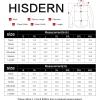 imageHISDERN Mens Business Dress Shirts Long Sleeve Casual Button Down Shirt Formal Inner Collar Contrast Shirt for Men WeddingAll Black