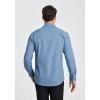 imageHISDERN Mens Dress Shirts Long Sleeve Button Down Shirts for Men Casual Solid Formal Business Regular Fit Shirt with PocketDusty Blue