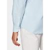 imageHISDERN Mens Dress Shirts Long Sleeve Button Down Shirts for Men Casual Solid Formal Business Regular Fit Shirt with PocketLight Blue