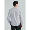 imageHISDERN Mens Dress Shirts Long Sleeve Button Down Shirts for Men Casual Solid Formal Business Regular Fit Shirt with PocketLight Grey