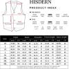 imageHISDERN Mens Suit Vest Business Formal Dress Vests for Men Solid Color Casual Wedding Tuxedo Party WaistcoatA09 Suit Vest Champagne
