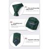 imageHISDERN Ties for Men Classic Animal Tie and Pocket Square Set Jacquard Woven Silk Neckties Handkerchief Wedding Party02deer  Dark Green