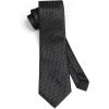imageHISDERN Mens Ties Plaid Tie and Pocket Square Set Classic Woven Formal Checkered Neckties ampamp Handkerchief Wedding Party075black  White