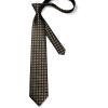 imageHISDERN Mens Ties Plaid Tie and Pocket Square Set Classic Woven Formal Checkered Neckties ampamp Handkerchief Wedding PartyChocolate Checkered