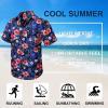 imageMens Hawaiian Shirts Short Sleeve Floral Tropical Aloha Shirt Casual Summer Button Down Holiday Beach Shirt with Pocket25navyRedBlack