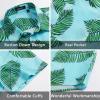 imageMens Hawaiian Shirts Short Sleeve Floral Tropical Aloha Shirt Casual Summer Button Down Holiday Beach Shirt with Pocket28greenPalm Leaves