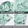 imageMens Hawaiian Shirts Short Sleeve Floral Tropical Aloha Shirt Casual Summer Button Down Holiday Beach Shirt with Pocket29celandine GreenPalm Leaves