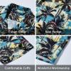imageMens Hawaiian Shirts Short Sleeve Tropical Aloha Hawaiian Shirts for Men Button Down Casual Summer Beach Shirt07yellow Blue Black