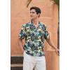 imageMens Hawaiian Shirts Short Sleeve Tropical Aloha Hawaiian Shirts for Men Button Down Casual Summer Beach Shirt07yellow Blue Black