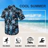 imageMens Hawaiian Shirts Short Sleeve Tropical Aloha Hawaiian Shirts for Men Button Down Casual Summer Beach ShirtBlackFloral