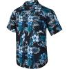imageMens Hawaiian Shirts Short Sleeve Tropical Aloha Hawaiian Shirts for Men Button Down Casual Summer Beach ShirtBlackFloral