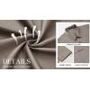 imageHISDERN Mens Short Sleeve Button Down Shirts Work Casual Button Up Relaxed Fit Summer Shirt with Two PocketsA2brown