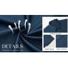 imageHISDERN Mens Short Sleeve Button Down Shirts Work Casual Button Up Relaxed Fit Summer Shirt with Two PocketsA3navy Blue
