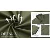 imageHISDERN Mens Short Sleeve Button Down Shirts Work Casual Button Up Relaxed Fit Summer Shirt with Two PocketsA6green 2