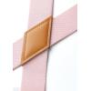 imageHISDERN Bow Tie and Suspenders for Men Elastic XBack Suspender and Bowtie Set Adjustable Braces for Wedding TuxedoAblush Pink1