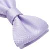 imageHISDERN Bow Ties for Men Polka Dot Selftie Bowtie and Pocket Square Classic Business Tuxedo Wedding Bowties Handkerchief02purple