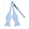 imageHISDERN Bow Ties for Men Polka Dot Selftie Bowtie and Pocket Square Classic Business Tuxedo Wedding Bowties HandkerchiefBaby BlueWhite