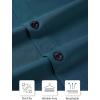 imageHISDERN Mens Stretch Wrinkle Free Dress Shirts Long Sleeve Non Iron Business Button Down Formal Shirt for Work Wedding PromBnavy Blue