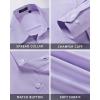 imageHISDERN Mens Stretch Wrinkle Free Dress Shirts Long Sleeve Non Iron Business Button Down Formal Shirt for Work Wedding PromPlavender