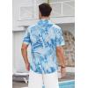imageHawaiian Shirt for Men Short Sleeve Button Down Shirt Men Casual Summer Tropical Beach Aloha Shirts for Men Hawaii PartyA5blueleaf
