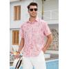 imageHawaiian Shirt for Men Short Sleeve Button Down Shirt Men Casual Summer Tropical Beach Aloha Shirts for Men Hawaii PartyA5pinkleaf