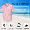 imageHawaiian Shirt for Men Short Sleeve Button Down Shirt Men Casual Summer Tropical Beach Aloha Shirts for Men Hawaii PartyA5pinkleaf