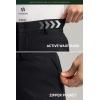 imageHISDERN Flex 505 Mens Relaxed Fit Golf Pants Stretch 30quot32quot Quick Dry No Iron for Daily Casual Work with Utility PocketBlack
