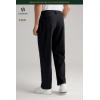 imageHISDERN Flex 505 Mens Relaxed Fit Golf Pants Stretch 30quot32quot Quick Dry No Iron for Daily Casual Work with Utility PocketBlack