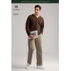 imageHISDERN Flex 505 Mens Relaxed Fit Golf Pants Stretch 30quot32quot Quick Dry No Iron for Daily Casual Work with Utility PocketDeep Khaki