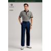 imageHISDERN Flex 505 Mens Relaxed Fit Golf Pants Stretch 30quot32quot Quick Dry No Iron for Daily Casual Work with Utility PocketNavy Blue