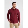 imageHISDERN Oxford 112 Mens Long Sleeve Oxford Dress Shirt Button Down Collar Breathable Business Casual for Work Formal WearBurgundy