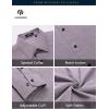 imageHISDERN Oxford 112 Mens Long Sleeve Oxford Dress Shirt Button Down Collar Breathable Business Casual for Work Formal WearEpurple