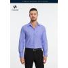 imageHISDERN Oxford 112 Mens Long Sleeve Oxford Dress Shirt Button Down Collar Breathable Business Casual for Work Formal WearRoyal Blue