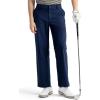 imageHISDERN Flex 505 Mens Relaxed Fit Golf Pants Stretch 30quot32quot Quick Dry No Iron for Daily Casual Work with Utility PocketNavy Blue