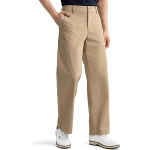 imageHISDERN Flex 505 Mens Relaxed Fit Golf Pants Stretch 30quot32quot Quick Dry No Iron for Daily Casual Work with Utility PocketKhaki
